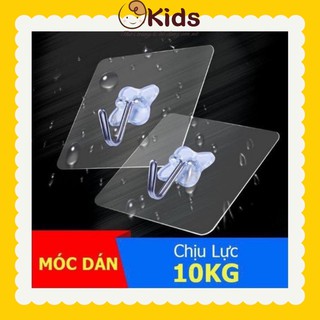 Móc dán tường siêu chịu lực trong suốt dính chắc