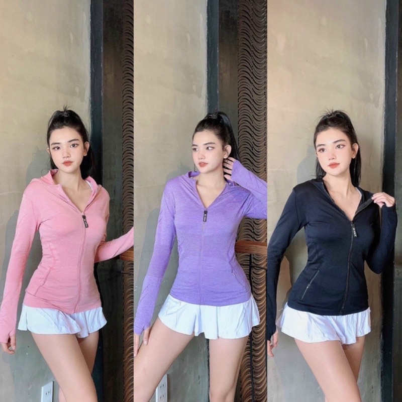 Áo khoác dệt mới MS18 gym,thể thao,yoga