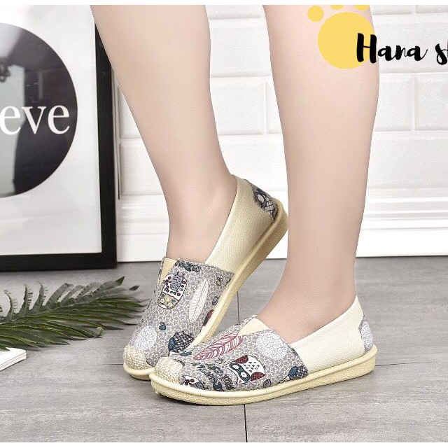 Hình thật_ GL3 Giày lười slip-on nữ phong cách vintage | BigBuy360 - bigbuy360.vn