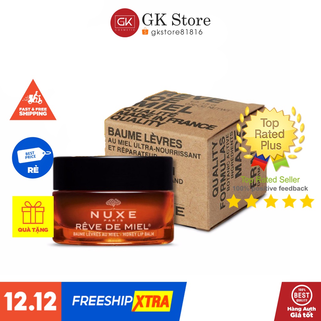 Hũ Son Dưỡng Môi Nuxe Rêve De Miel Lip Balm