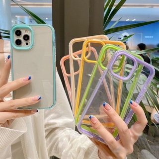 Ốp Điện Thoại TPU Silicon Mềm Màu Trong Suốt Bảo Vệ Toàn Diện 3 Trong 1 Cho IPhone 13 12 11 Pro Max 2022 12Pro 13Pro