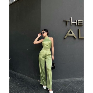 set lụa áo yếm quần suông