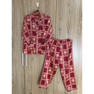 (45kg-85kg)BỘ PIJAMA PHI BÓNG CHO ÔNG, ĐỒ NGỦ ÔNG GIÀ DÀI TAY