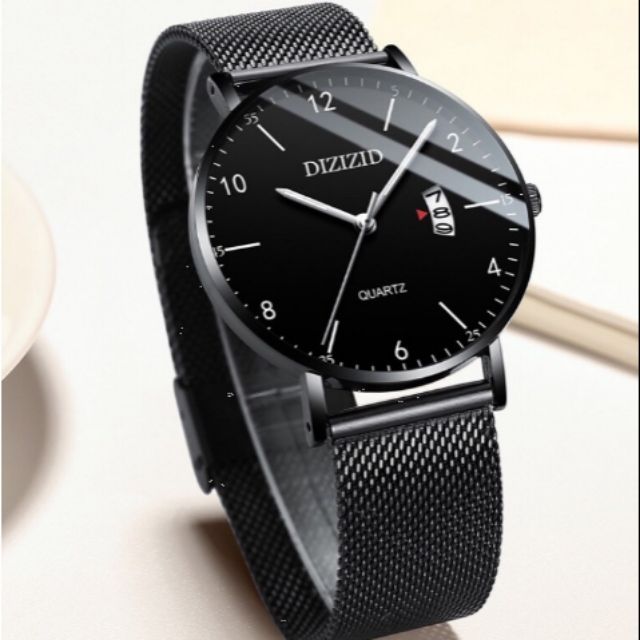 Đồng hồ nam chính hãng DIZIZID DZ66 dây thép Titanium cao cấp, phong cách thượng lưu