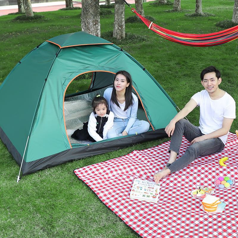 ĐỒ DÙNG ĐI PHƯỢT CHO GIA ĐÌNH RẰN RI CAO CẤP - LỀU CẮM TRẠI, DÃ NGOẠI, PICNIC GẤP GỌN LOẠI TO (KÈM TÚI ĐỰNG)