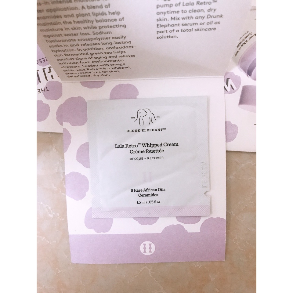 sample dưỡng da Lala Retro™ Whipped Cream
