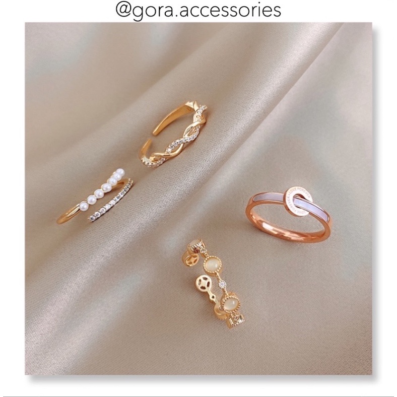 Nhẫn đeo tay nữ GORA MARRY Hàn quốc