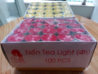 Nến thơm Tealight (hộp 100 viên)