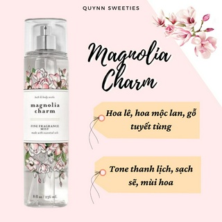 BILL MỸ- Xịt thơm body mist của Bath and body Works- Magnolia Charm