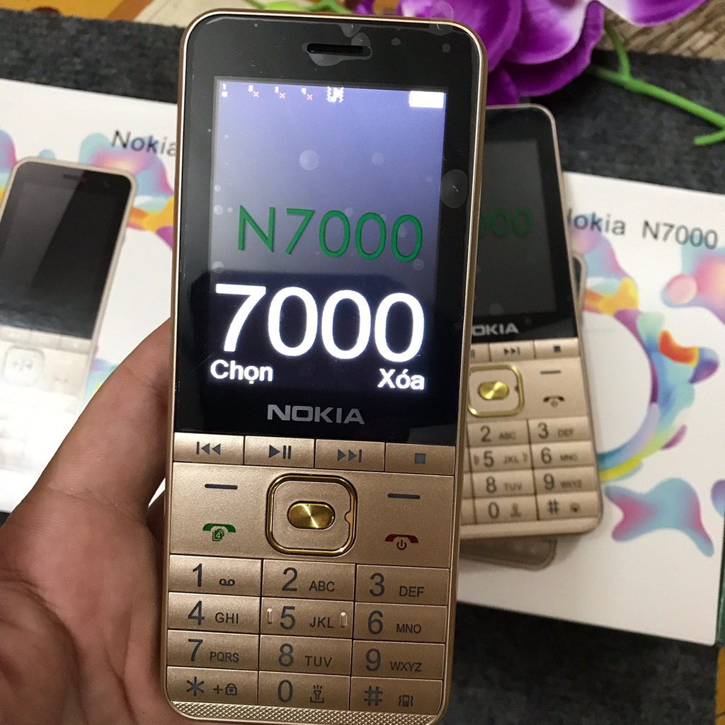 Điện Thoại 4 Sim Nokia N700  Phím lớn - Pin Khủng , bảo hành 12 tháng