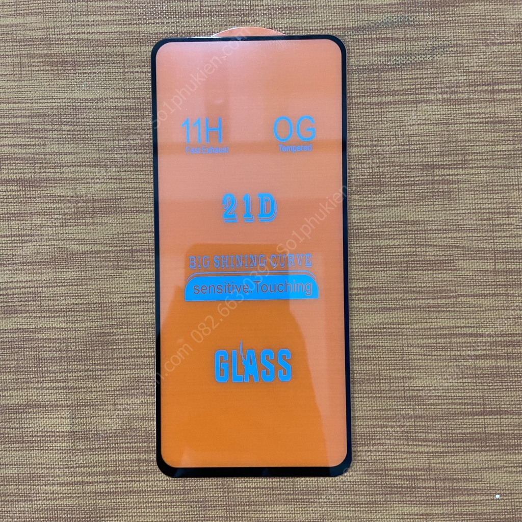 Kính cường lực Samsung Galaxy M62 full màn hình, không chấm liti
