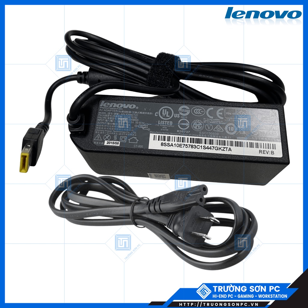 Sạc Laptop LENOVO 12V 3A 36W Thinkpad Helix 2, Helix Sạc Zin Cao Cấp | Tặng Kèm Dây Nguồn