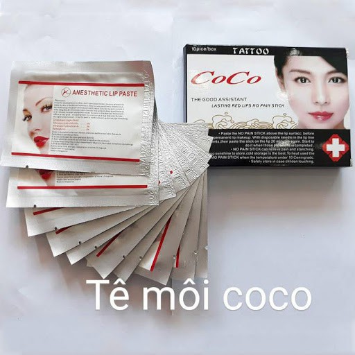 Miếng dán môi Coco_hộp 10 miếng