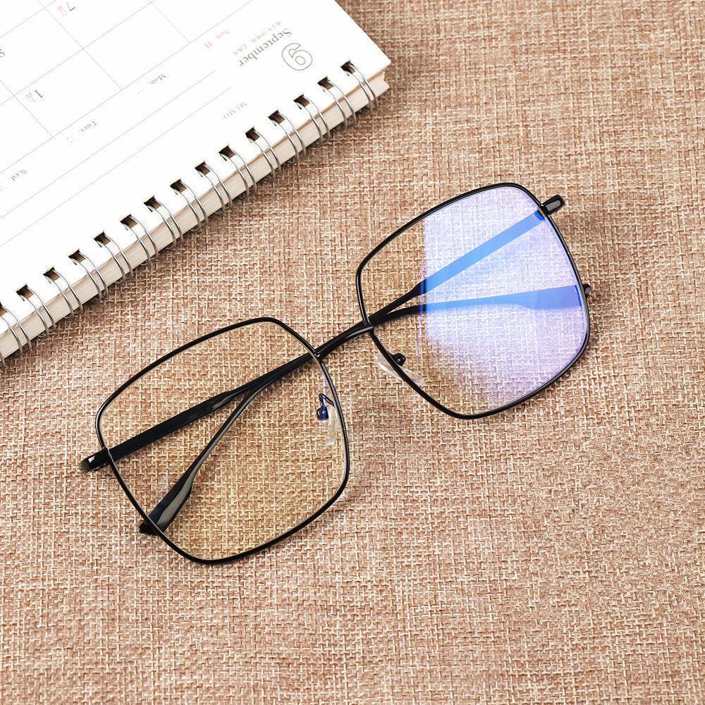 JONYE Mắt Kính Gọng Vuông Oversized Phong Cách Vintage