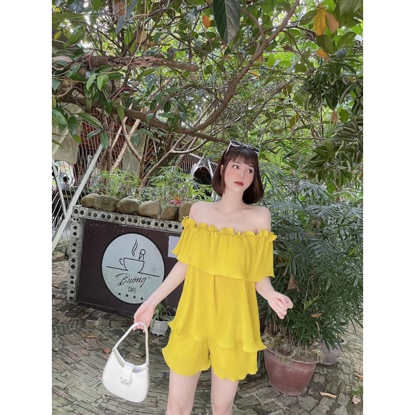 SET XẾP LY 2 DÂY BÈO RỚT VAI FREESIZE