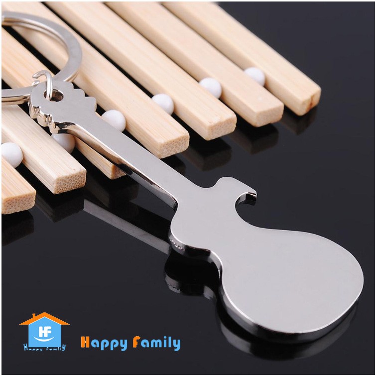 Móc chìa khóa cao cấp đàn Gita và khui