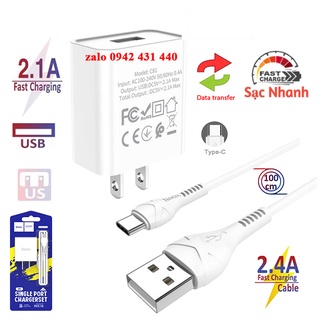 Bộ sạc Hoco C81 kèm cáp type C