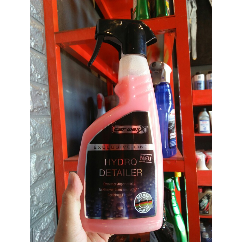 Chai xịt bóng sơn cao cấp, tạo hiệu ứng lá sen 30104 CarwaxX HYDRO DETAILER 500ml chamsocxestore