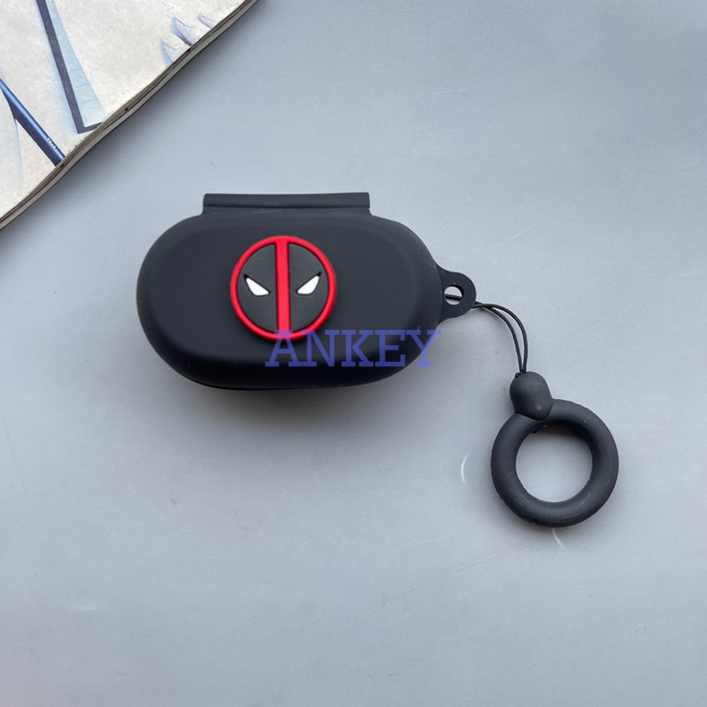 Jabra Elite 7 Pro / Elite 7 Active Vỏ Bảo Vệ Hộp Sạc Tai Nghe Hình Deadpool Hoạt Hình Đáng Yêu