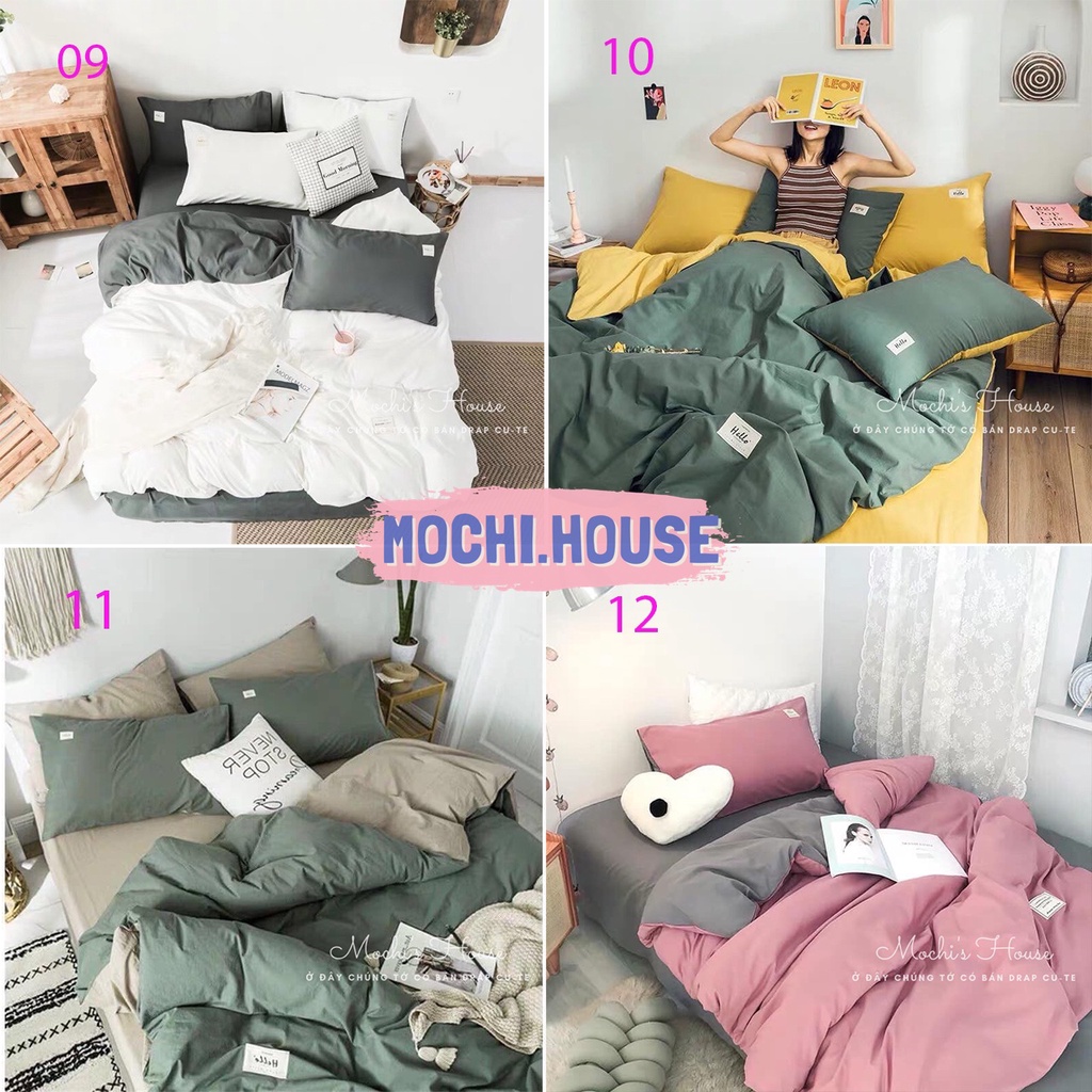 BỘ CHĂN GA GỐI COTTON HÀN QUỐC TICI MẪU MỚI NHẤT, DRAP GIƯỜNG
