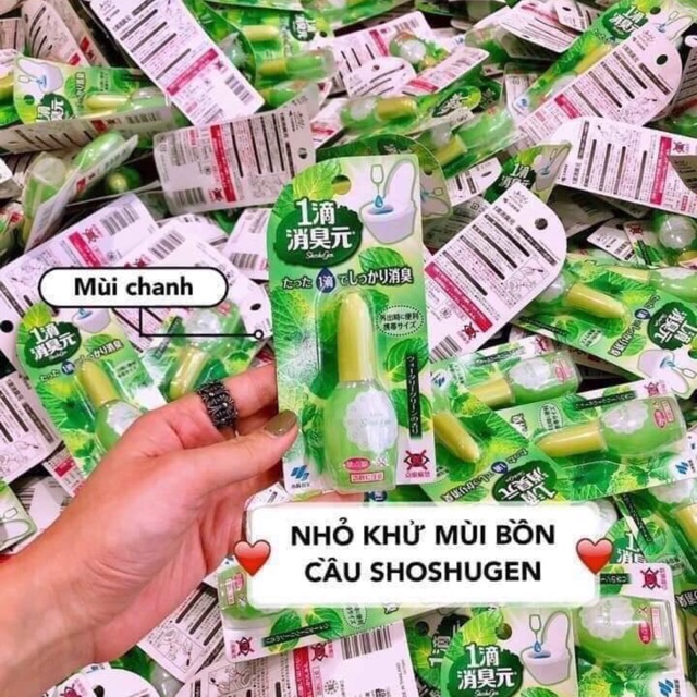 Nước nhỏ thơm bồn cầu Shoshugen Kobayashi Nhật bản