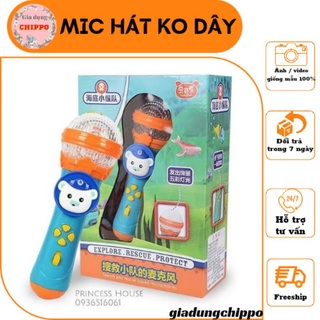 Mic hát không dây , đồ chơi micrô hát cho bé