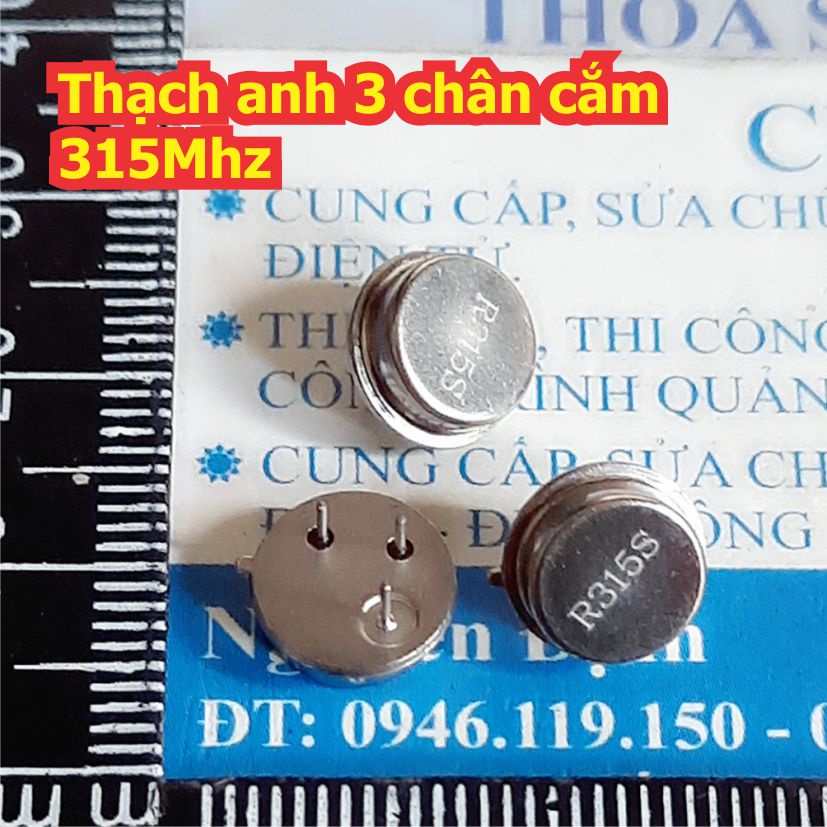 5 con Thạch anh 3 chân cắm 315MHZ 49S DIP 3P kde2183