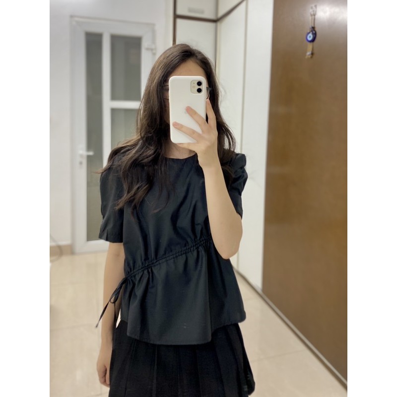 áo sơ mi rút dây - ảnh thật shop chụp | BigBuy360 - bigbuy360.vn