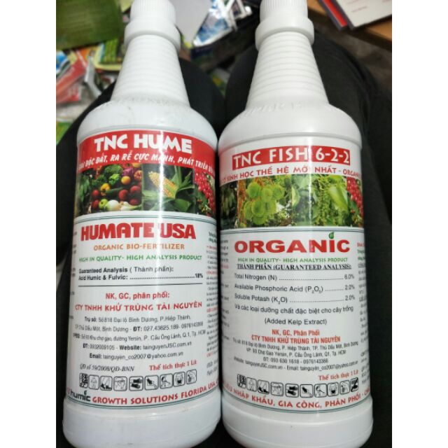 bộ đôi TNC Hume đạm cá chai 1 lít