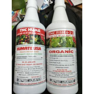 bộ đôi TNC Hume đạm cá chai 1 lít