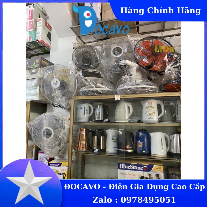 Quạt đảo treo trần điện cơ thống nhất Vinawind QTD400X có điều khiển Đocavo