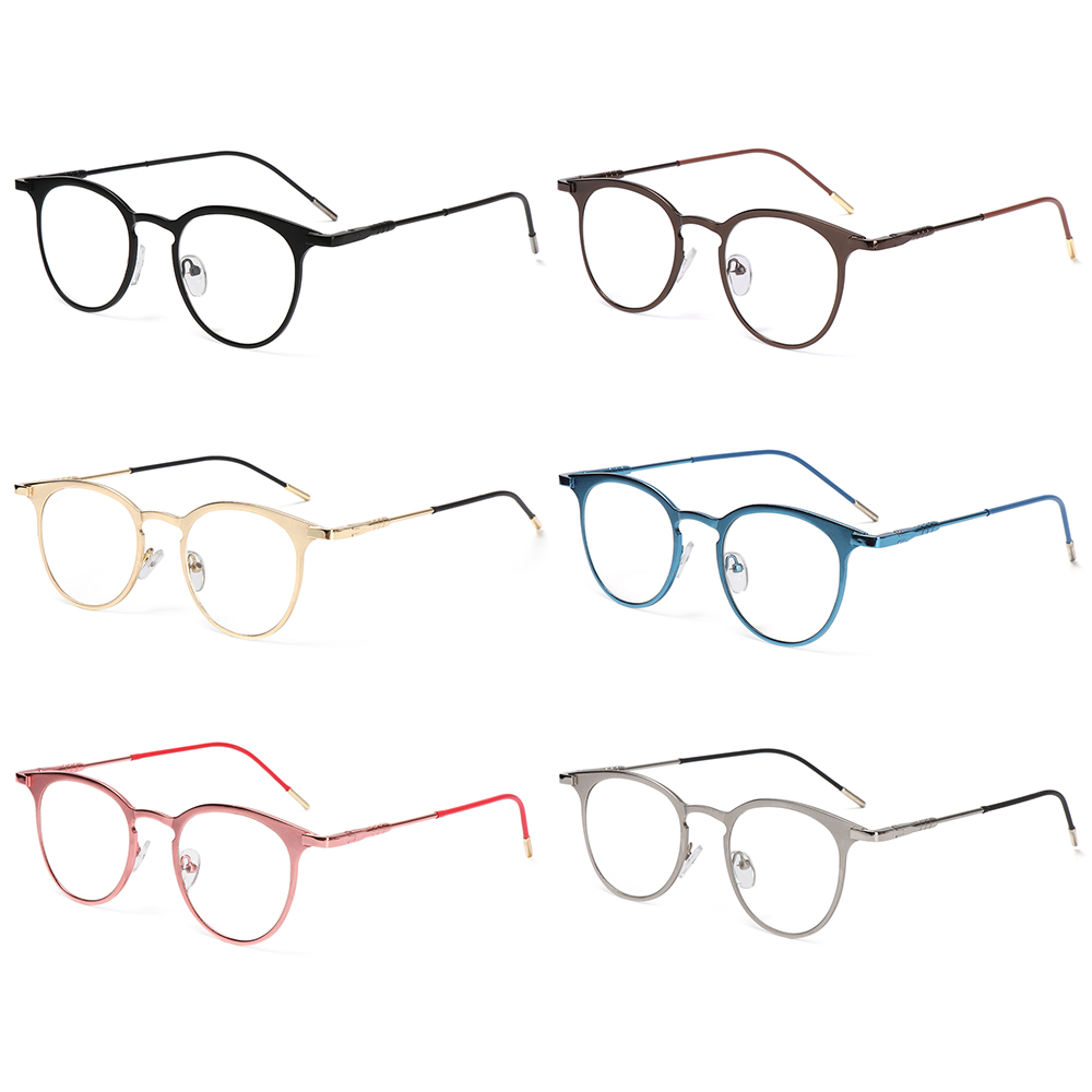 Mắt Kính Gọng Kim Loại Tròn Phong Cách Cổ Điển Thời Trang