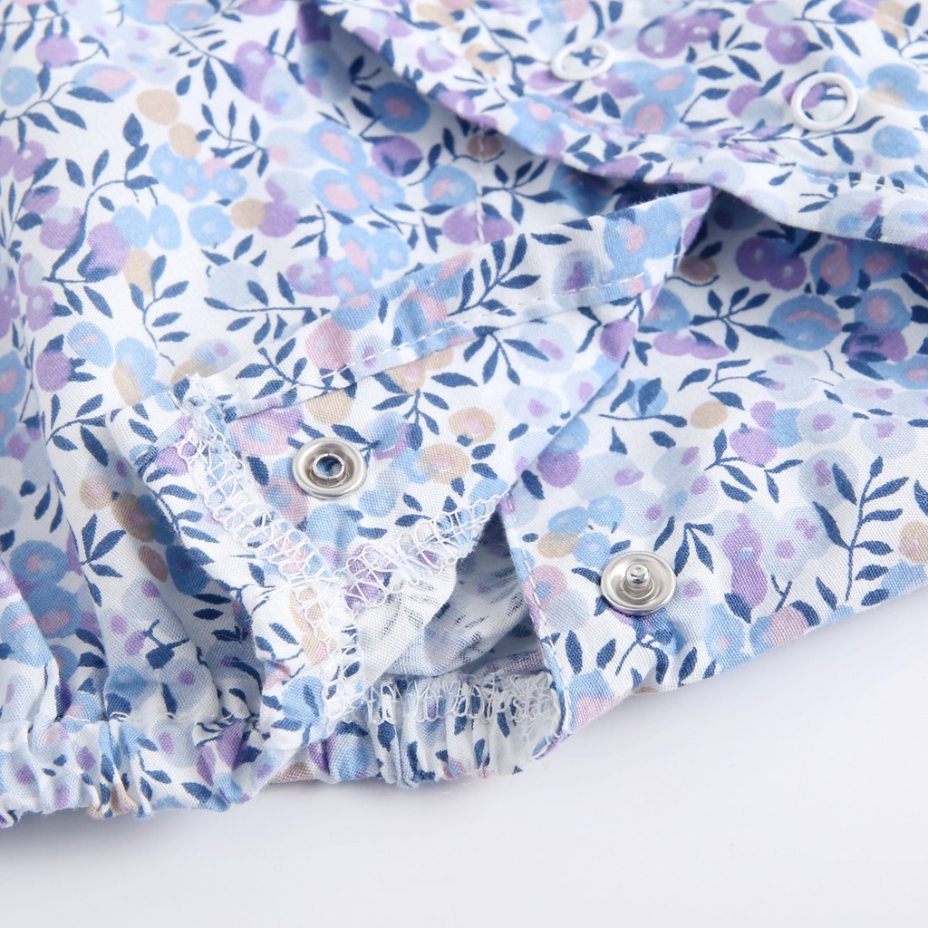 Áo Pyjama Sanlutoz Họa Tiết Bông Hoa Phong Cách Unisex Cho Bé