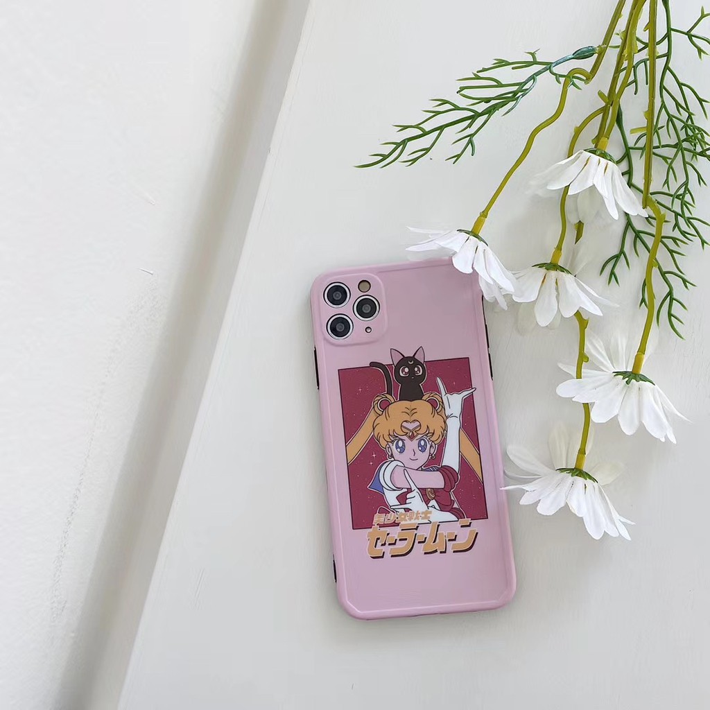 Luna Cat Beauty Girl Ốp điện thoại dành cho iPhone11 11Promax 7Plus 7 8 8  X XR XSmax SE2020 Ốp lưng Ốp Iphone  Ốp mềm mại vỏ điện thoại Ốp