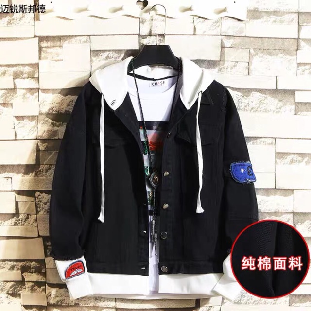 Áo khoác jean nam phối kiểu nhiều màu cao cấp MIX09 - Freeship 99K - Mua Ngay