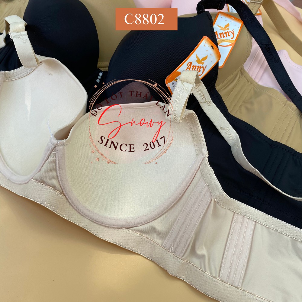 ÁO LÓT BIGSIZE Thái Lan Anny Cup C ,Quả Trơn, Có Gọng, Mút Mỏng 8802