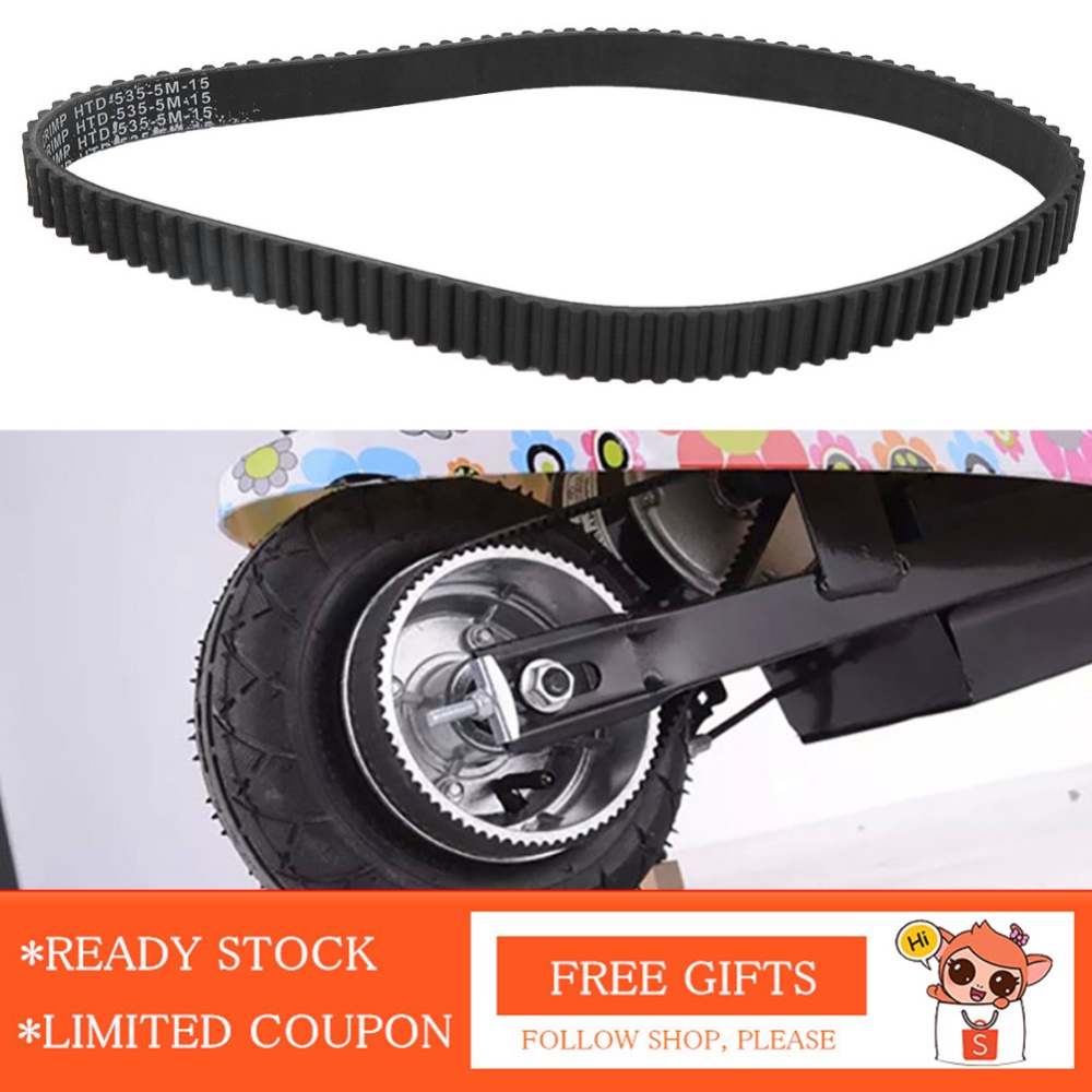 Dây đai dẫn động thay thế cho xe đạp điện E-Scooter 535-5m-15 tiện dụng