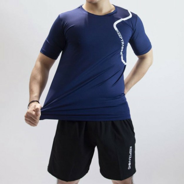 Bộ thể thao nam thun lạnh - Bộ thể thao thời trang nam KEEP TRAINING (6 màu)