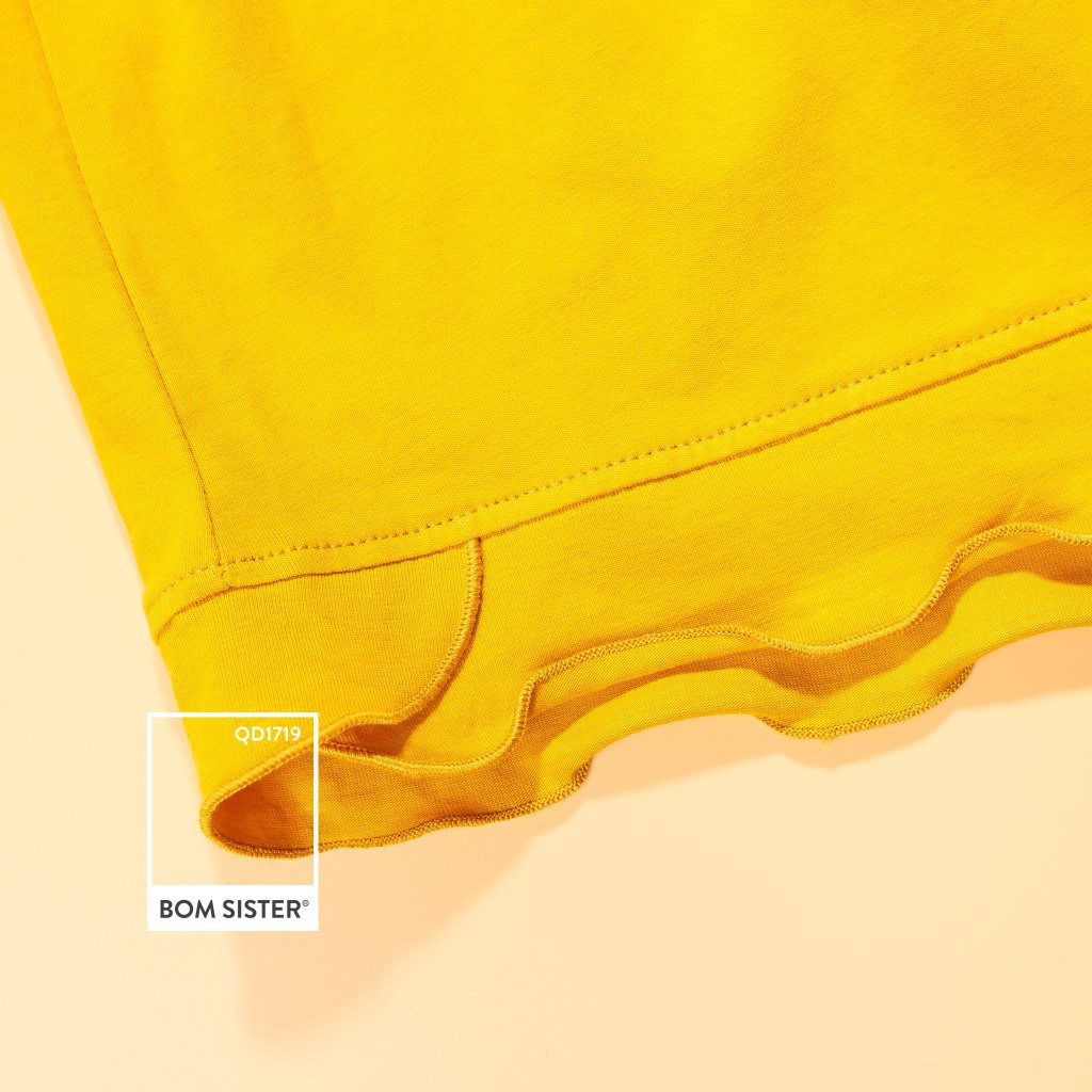 [Mã WAFAST hoàn 20% tối đa 100k xu đơn 250k] Quần Đùi Ngủ Cotton Pha Màu Trơn Chân Bèo BOM SISTER QD1719 | BigBuy360 - bigbuy360.vn