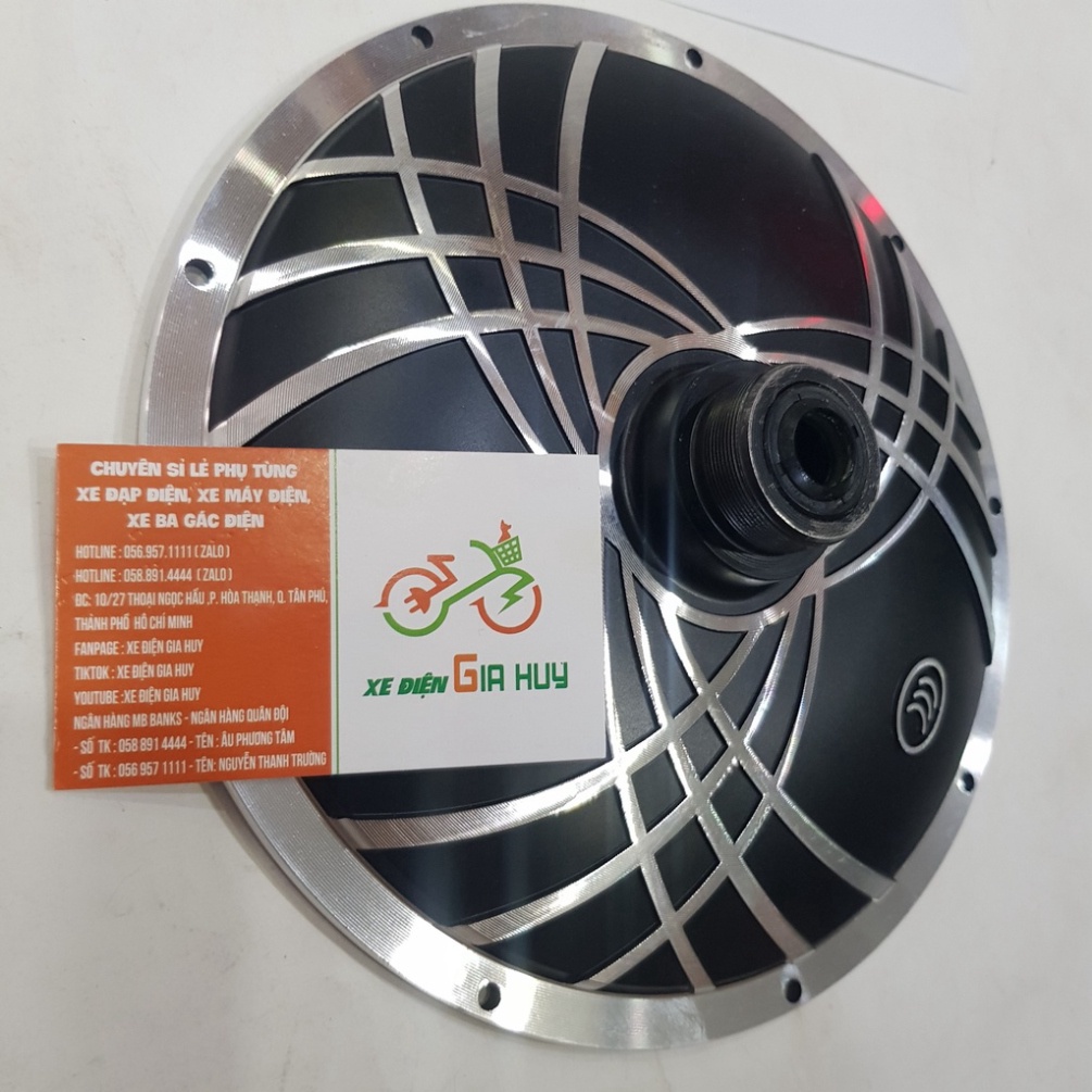 NẮP ĐỘNG CƠ 9 LỔ XE ĐẠP ĐIỆN Electric Bike GIA HUY