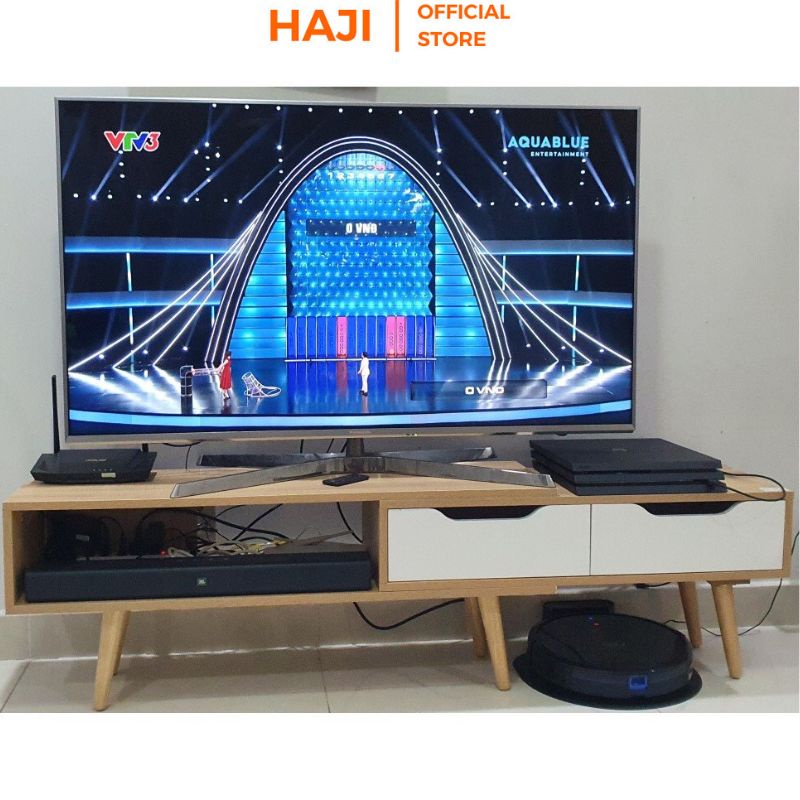 Kệ tivi điều chỉnh kích thước thông minh thiết kế sang trọng tiết kiệm diện tích thương hiệu HAJI A82