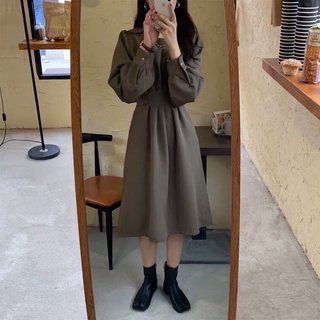 Đầm chiết eo kiểu Pháp