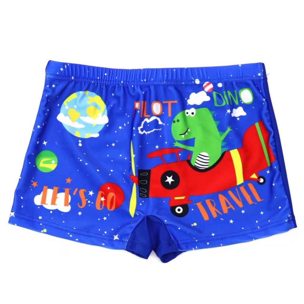 Quần bơi bé trai  LUHAZO đi du lịch đi biển đồ bơi bé trai cao cấp hình ngộ nghĩnh hoạ tiết xinh xắn hình khủng long