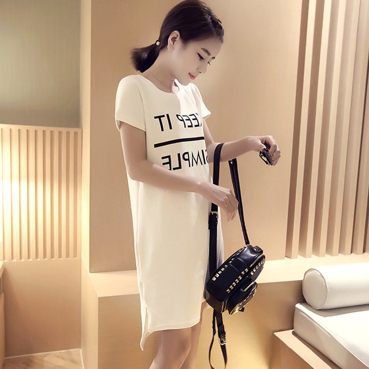 Váy Cotton Nữ In Chữ Mẫu Mới 1962 diệu shop