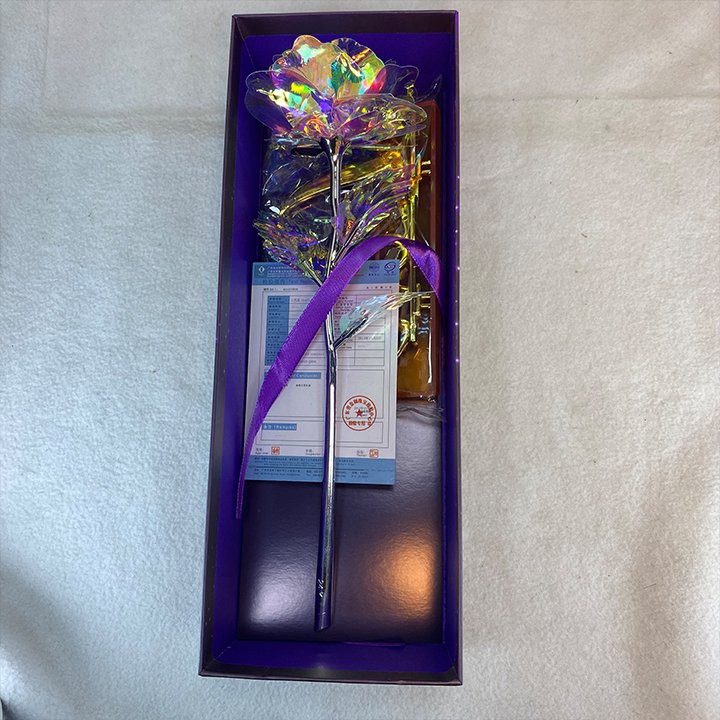 Hoa hồng galaxy phát sáng có chân đế LOVE mới | BigBuy360 - bigbuy360.vn