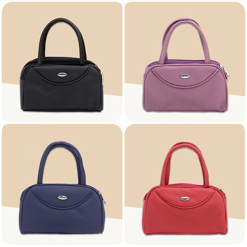 Tui xách nhỏ xinh đựng điện thoại màu trơn cho phụ nữ trung niên kiểu dáng thời trang