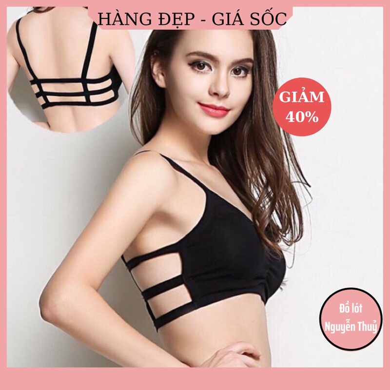 🔥 Áo Lót Bra 3 Dây Có Đệm Ngực Không Gọng Mát Mỏng