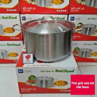 NỒI LUỘC GÀ INOX NUTIFOOD 28 CM
