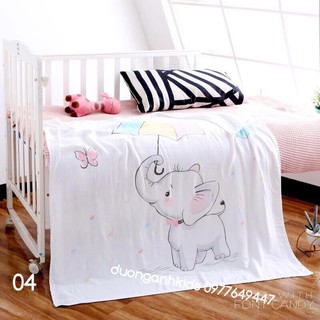 Chăn lụa 4 lớp