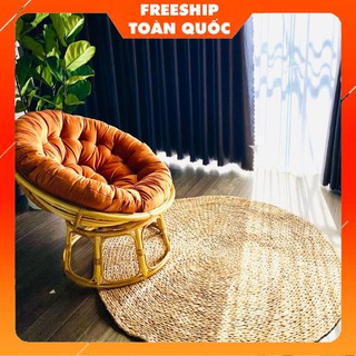 Thảm lục bình tròn trải sàn trang trí kích thước 1m2 và 1m5 giá tốt nhất
